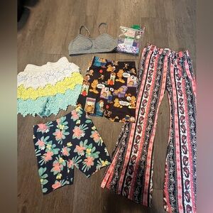 Girls clothes lot size 8.